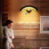 With Motion Sensor Outdoor Curved LED Wall Light  Outside Garden Porch