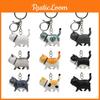 Cute Cat Keychain Animal Pendant With Climbing Hook For Gift Giving Decor And