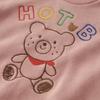 MIKIHOUSE HOT BISCUITS Sweatshirt for Boys and Salmon Product Girls, Pink, 100cm, Number 73-5602-689