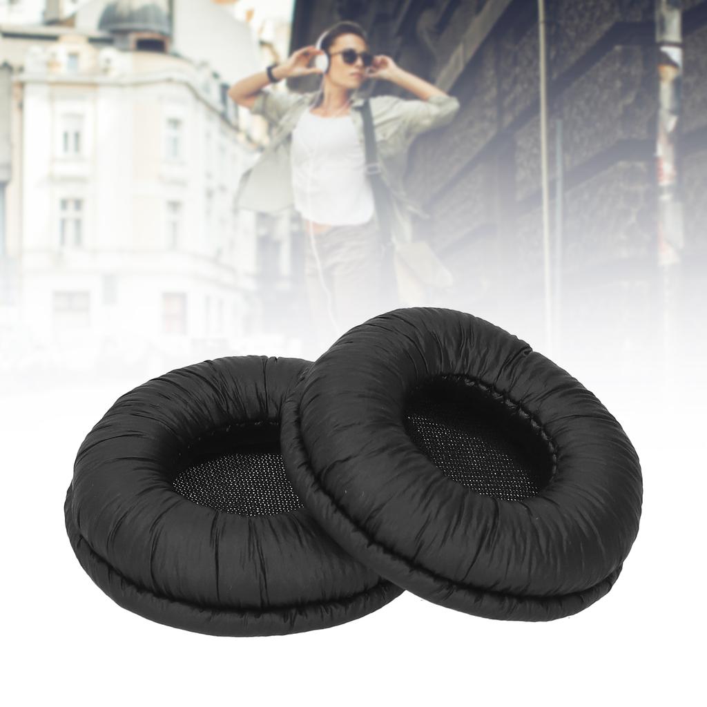 Universal FYZ‑89 55MM Headphone Ear Pads Headset Cover Cushion Replacement Black