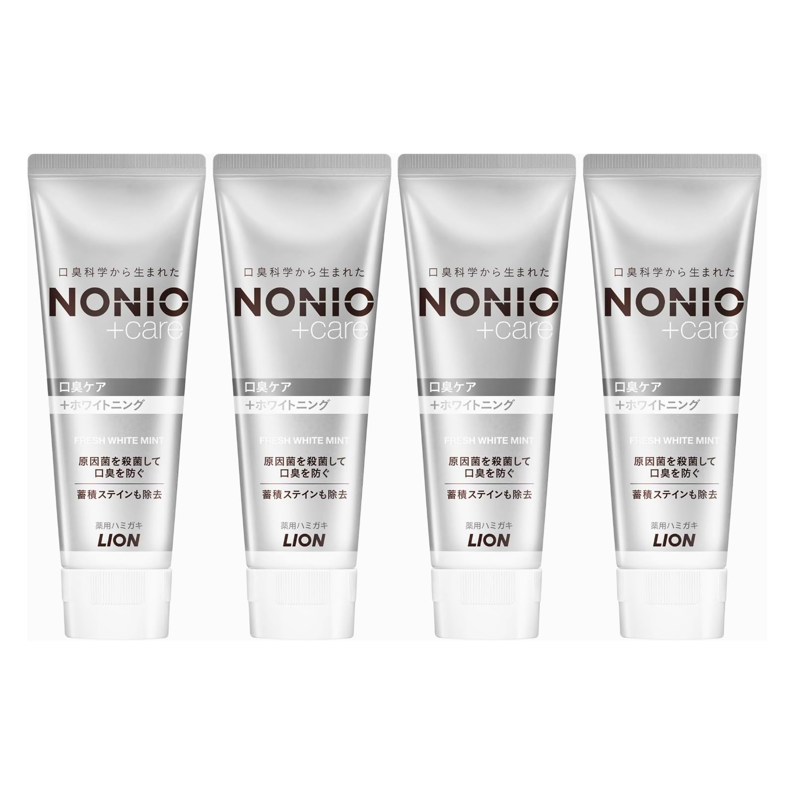 

[4 bottles] NONIO Plus Whitening Toothpaste 130g x 4 bottles High concentration fluoride 1450ppm
