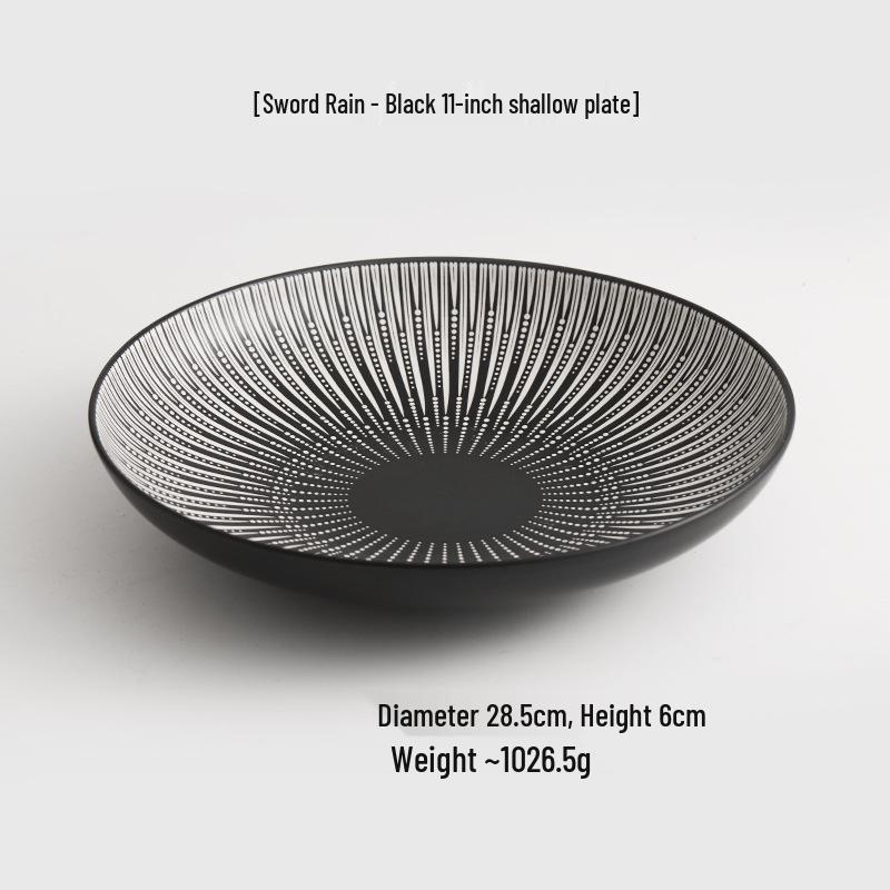 Yunhe Hall Nordic Ceramic Luxury Dinner Plate - Elegant Western Style Tableware for Home or Hotel