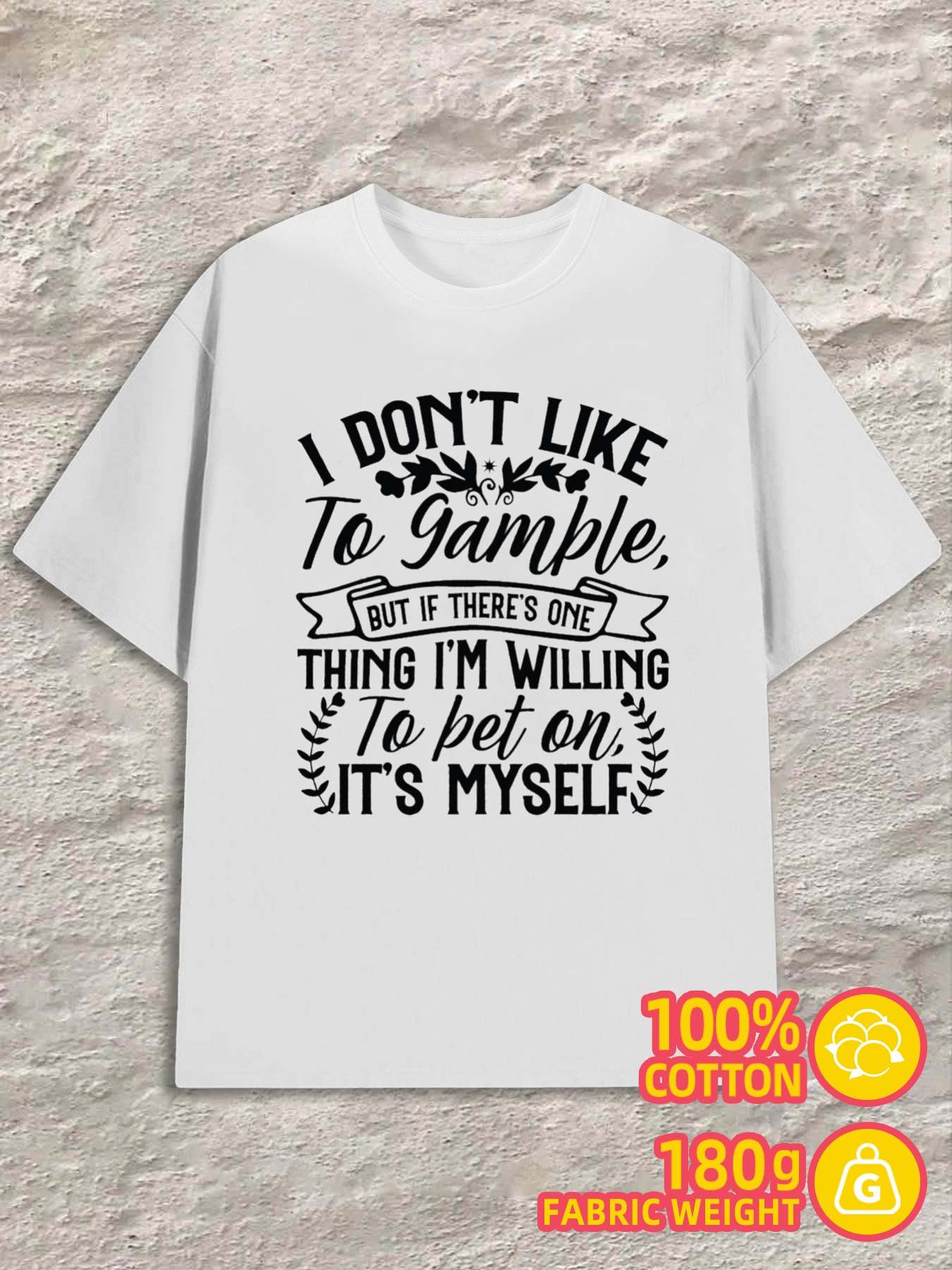 Men s T-Shirt Y2K Self-Love Affirmation T-Shirts 100 White 3XL
