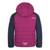 Kurtka ocieplana dziecięca Trollkids Kids Hafjell Snow Jacket PRO z kapturem woodoodporna różowa (514-182)
