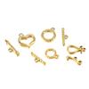 16 Styles Gold High Quality Stainless Steel OT Clasps Connectors for DIY Bracelet Necklace Jewelry Findings Making Accessories