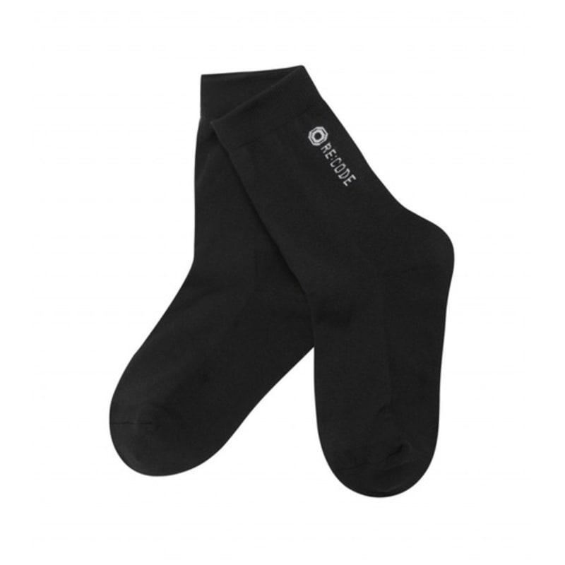 RE;CODE Regular Logo Socks_RYAAM23812BKX