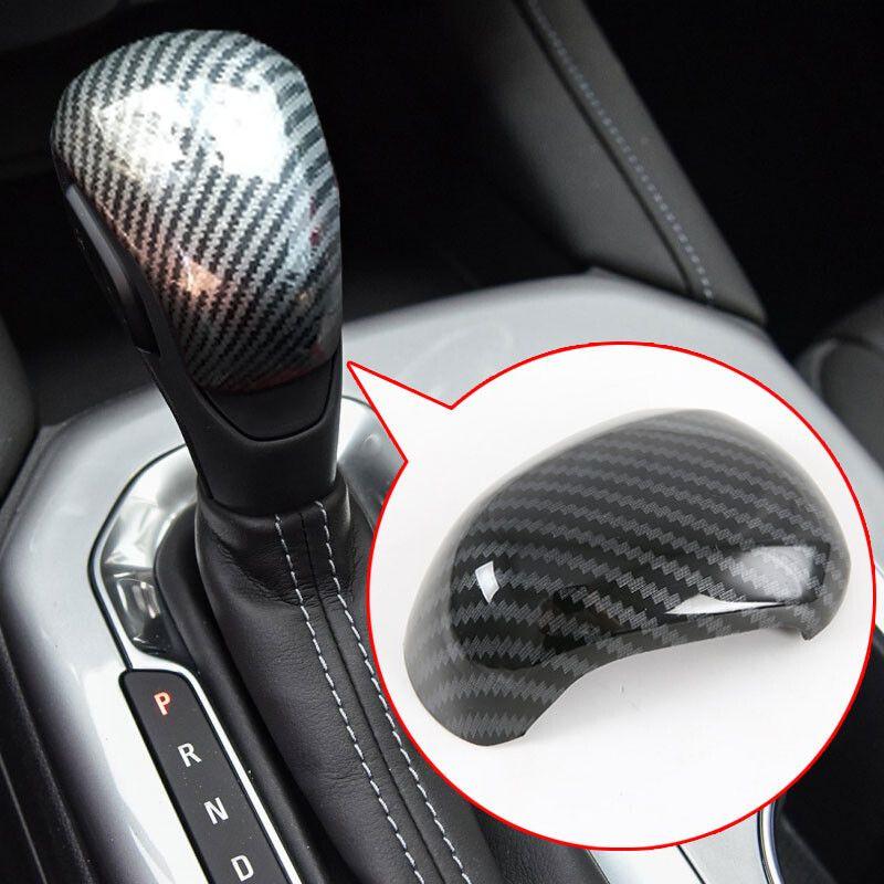 For Chevrolet Colorado 2024 Accessories ABS Carbon Center Control Transmission Rotary Button Protective Panel Lever Cover