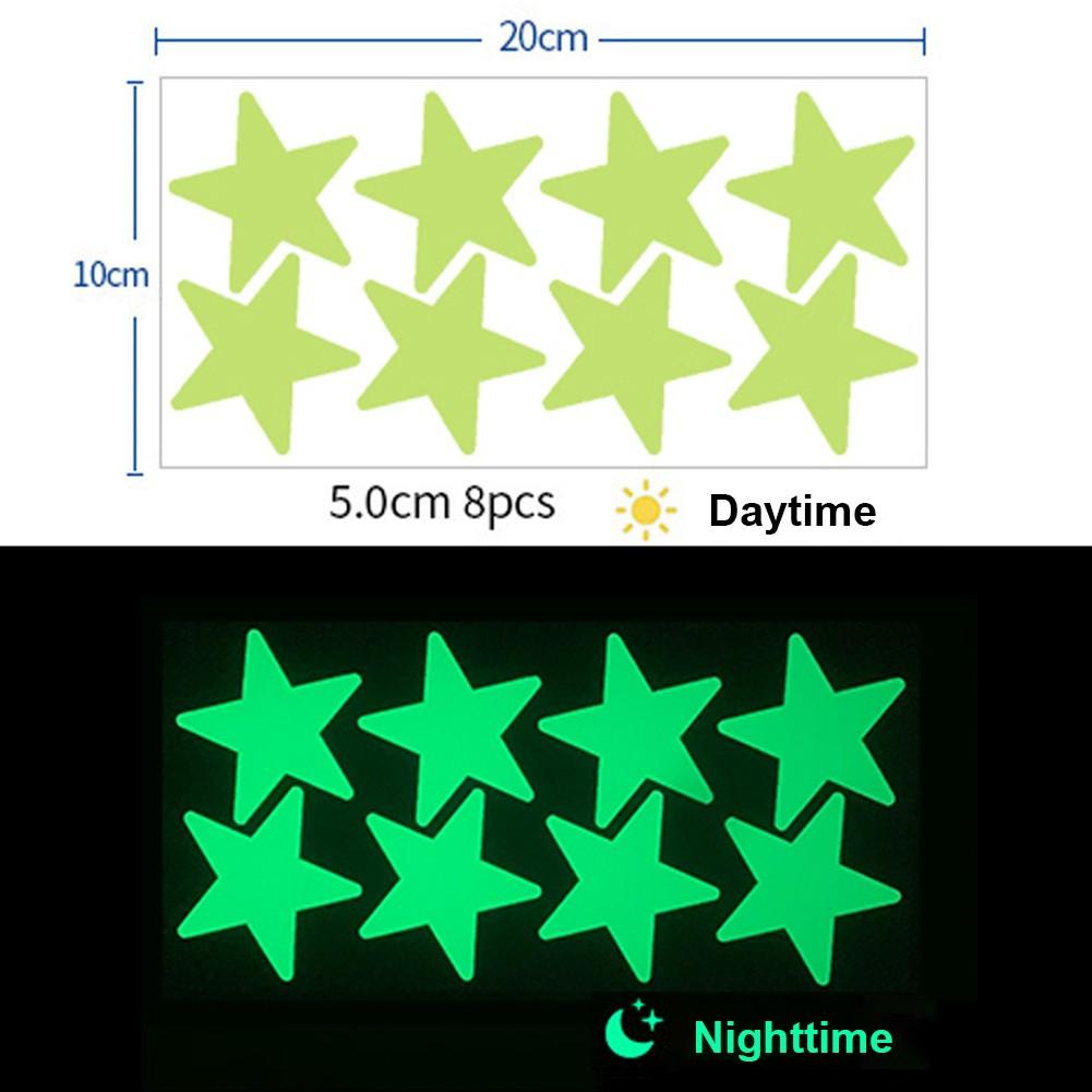 Leuchtende Aufkleber Stern Wanddeko Vielseitiges Design