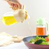 Oil Sprayer And Pourer with Auto-Open Lid 520ml Oil Dispenser for Cooking
