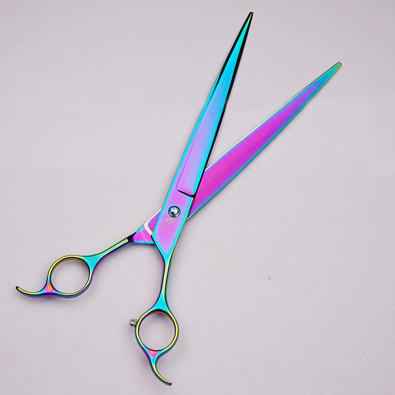 9-Inch Curved Pet Grooming Scissors for Dogs & Cats