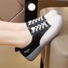 Autumn new thick-soled small leather shoes low-top shoes single shoes muffin shoes casual shoes travel shoes