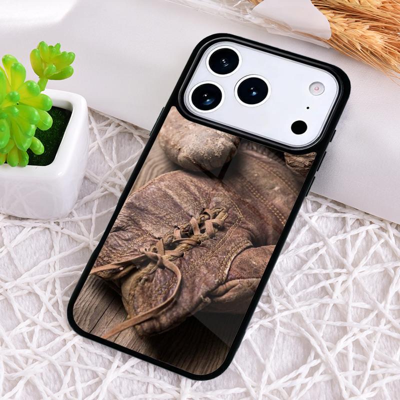 Boxing Gloves Printed Soft Phone Case for iPhone 17 Air 16 15 11 12 14 13 Pro Max Shockproof Cover