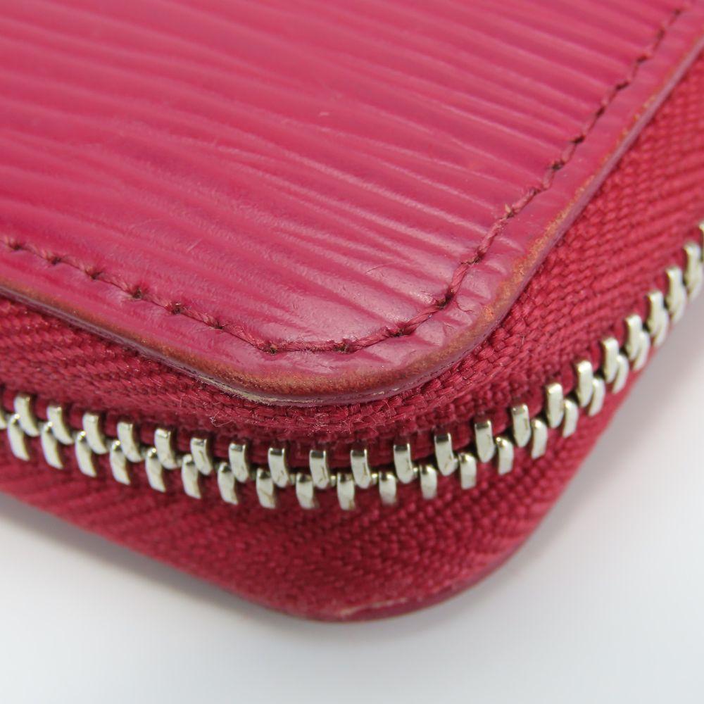 Used LOUIS VUITTON Purse Zippy wallet M61858 Epi Leather Fuchsia Bordeaux Zip Around