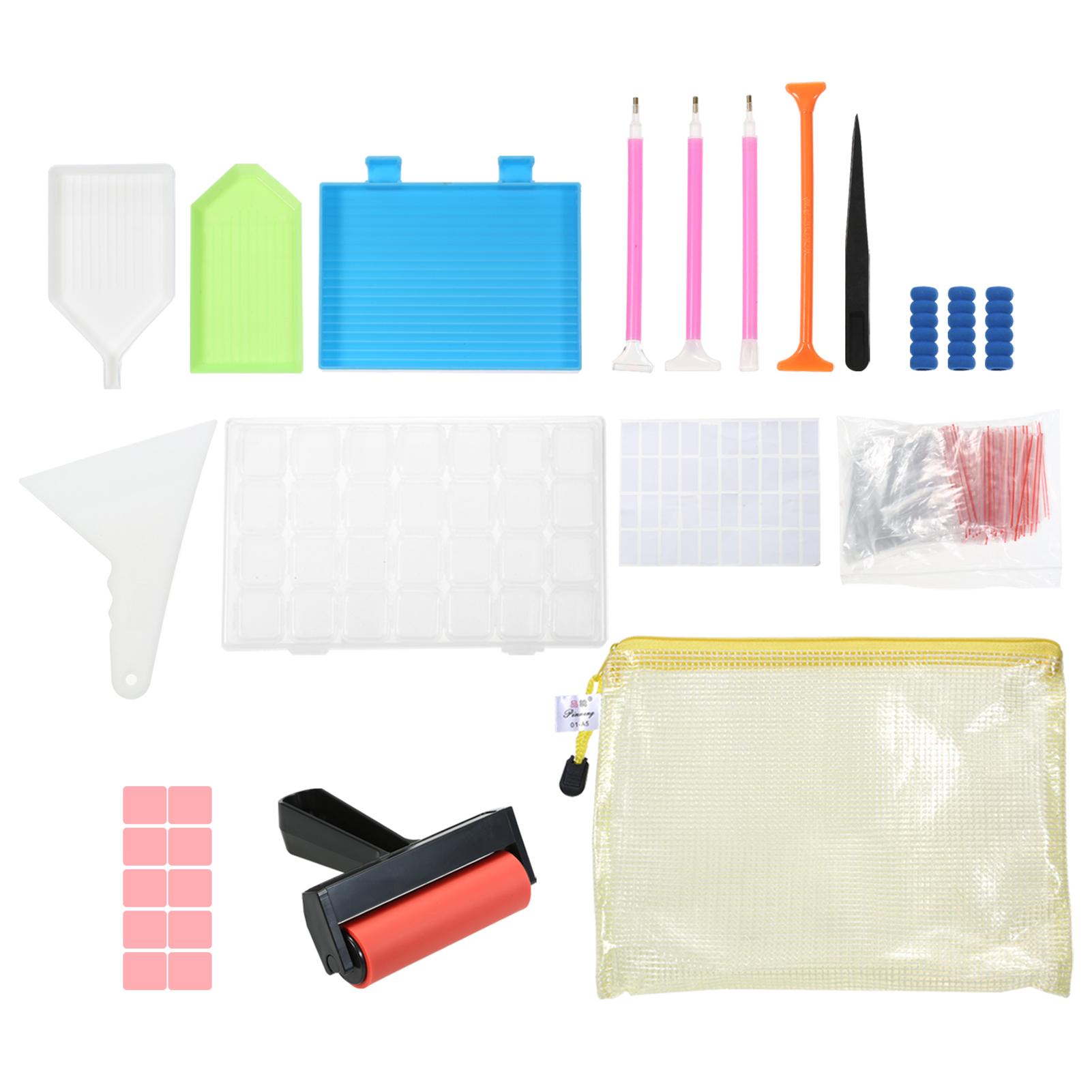 

126 предметов DIY алмазные инструменты и аксессуары наборы с наборами многоразмерных алмазных ручек лотки 126 Pcs