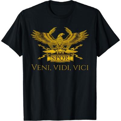 Ancient Roman Legion Eagle - Julius Caesar - Veni Vidi Vici T-Shirt