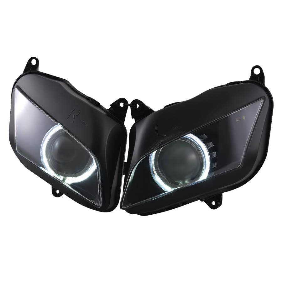 Motorcycle Accessories Headlight LED Custom HID Headlamp Projector Bi-Xenon Headlight Assembly Fit For Honda CBR600RR 2007-2012