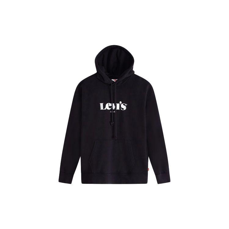 

Толстовка Levis с капюшоном и логотипом, женские топы, черный 18487-0004