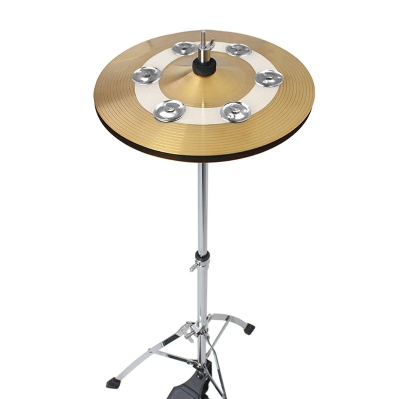 Hihat Tambourine Drum Set Performances Playing Percussion Instrument Accessory