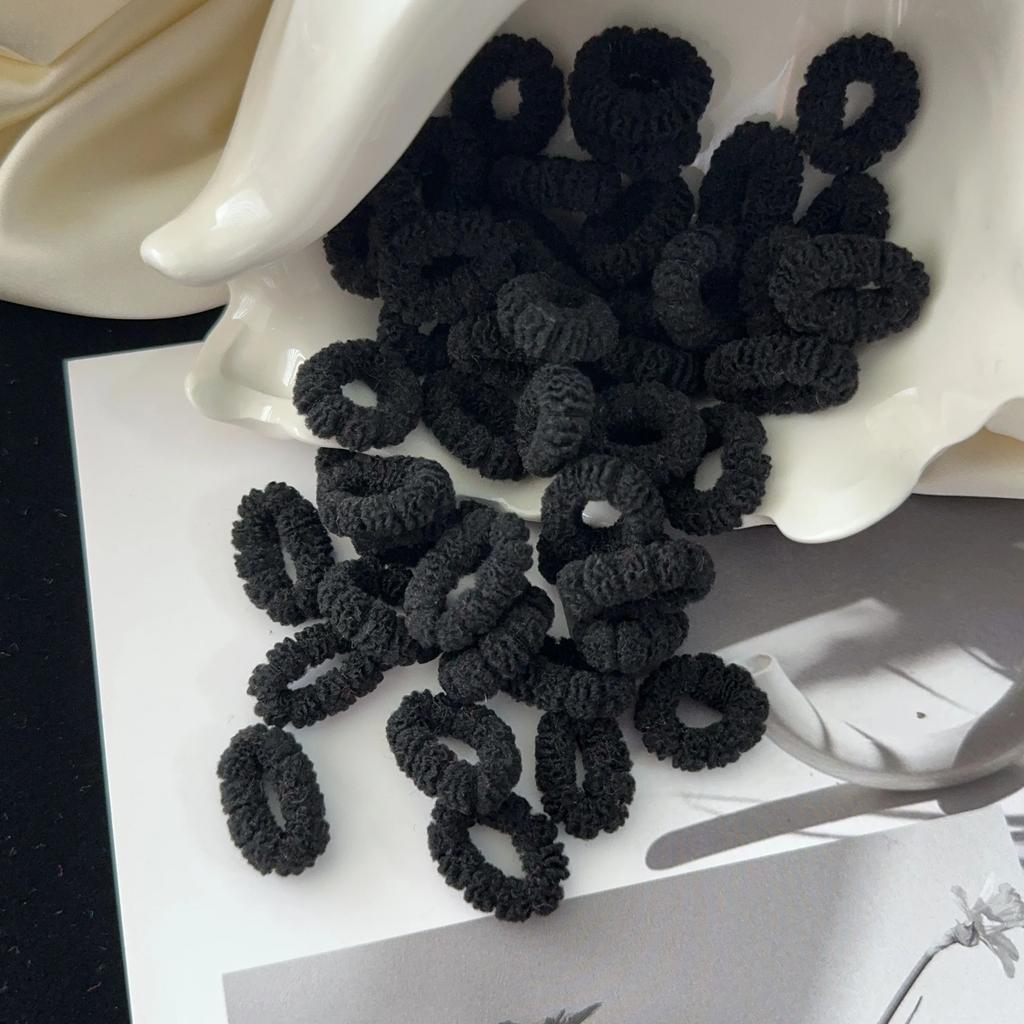 50 Stück/Los Bonbonfarbe Kinder Einfache Elastische Haarbänder Baby Mädchen Scrunchie Gummibänder Süße Kinder Haarschmuck