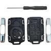 Key Fob Shell Replacement Fit for GMC Sierra Chevrolet Silverado 1500 2500 3500 2014 2015 2016 2017 2018   GMC Canyon Chevy Colorado 2015-