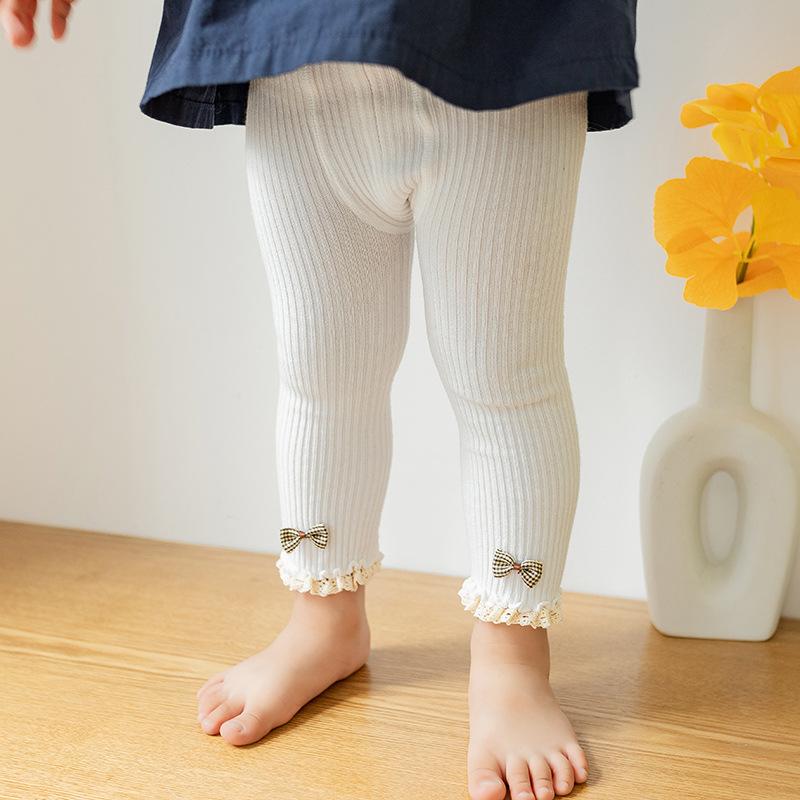 2024 Autumn New Children'S Pants For Infants And Toddlers, Underwear, Nine Point Pants, Women'S Clothing