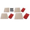 Fireproof Mat Fiberglass High Temperature Resistant Fire Pit Mat Outdoor Accessories for Barbecue Ca