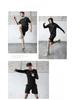 Men's Casual Fitness Running Suit: Shorts & Short-Sleeved Tights for Yoga & Training