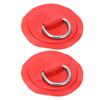 D Ring Pad Patch PVC Inflatable Boat Raft Dinghy Canoe Surfboard Kayak Tie Down FittingOrange