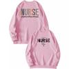 European Front & Back Print Nurse Inspire Love Heal Women's Versatile Hoodie