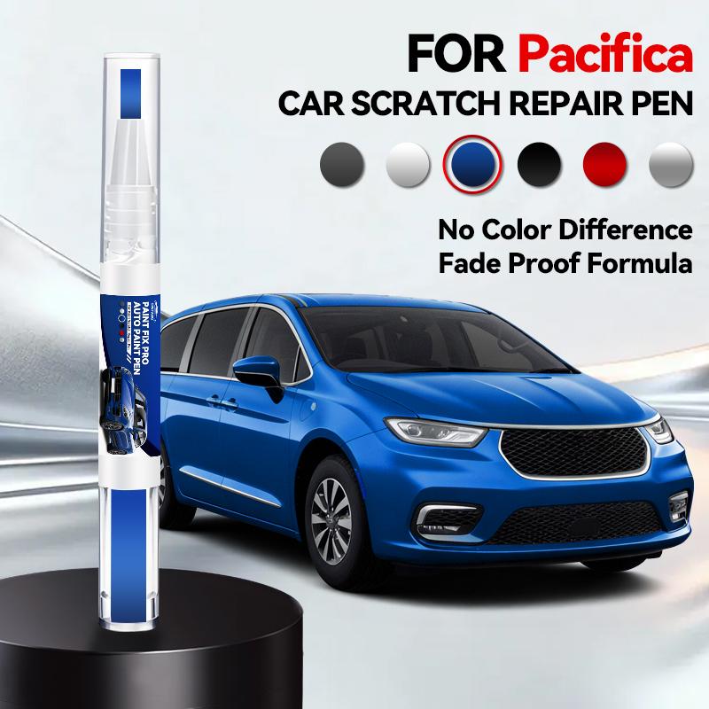 Pisak do naprawy lakieru samochodowego Dla 2004-2025 Chrysler Pacifica/ Pacifica PlUG-IN Hybrid Akcesoria do naprawy rys lakieru Biały GW7 Czarny