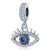 925 Silver Luminous Firefly Love Guitar Beads Pendant Fit Bracelet DIY Women Jewelry Gift