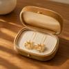 Vintage Chic Long Design Earrings Layered Petal Design Flower Pendant Earrings  Jewelry Accessories