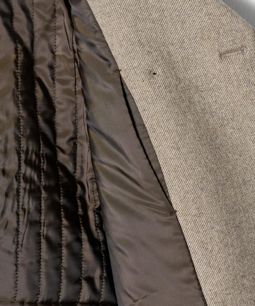 Ttudement Wool Blended Peacoat Mocha