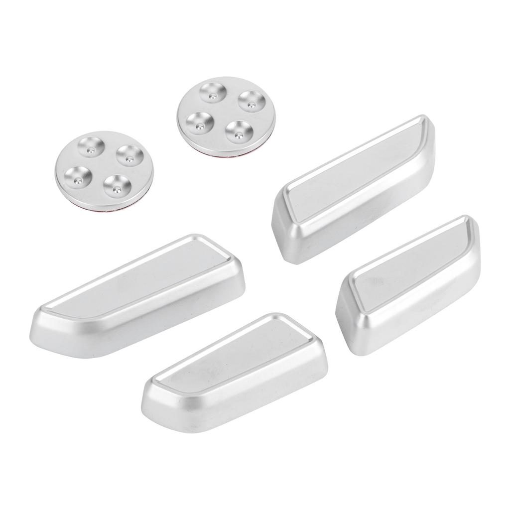 6pcs Auto Seat Adjustment Button Cover Trim Aluminium Alloy Fit for Tesla Model 3YXS