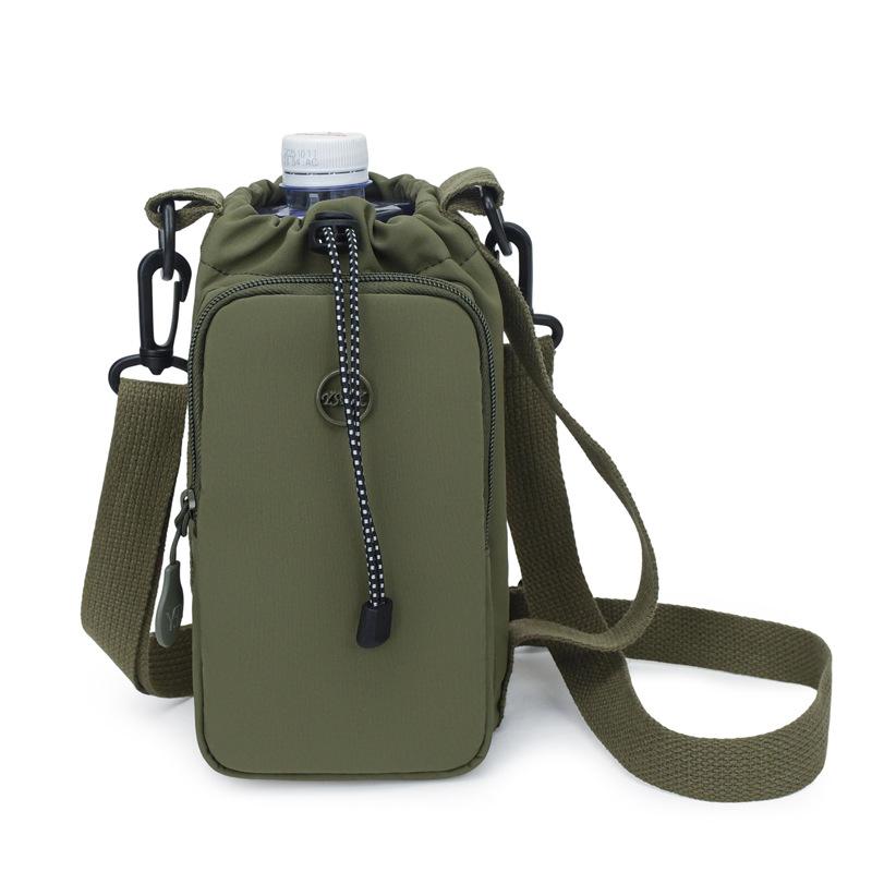 

Water Bottle Bag, Umbrella Bag, Handbag, Shoulder Bag with A Slant, Sports Water Cup Bag зелёный