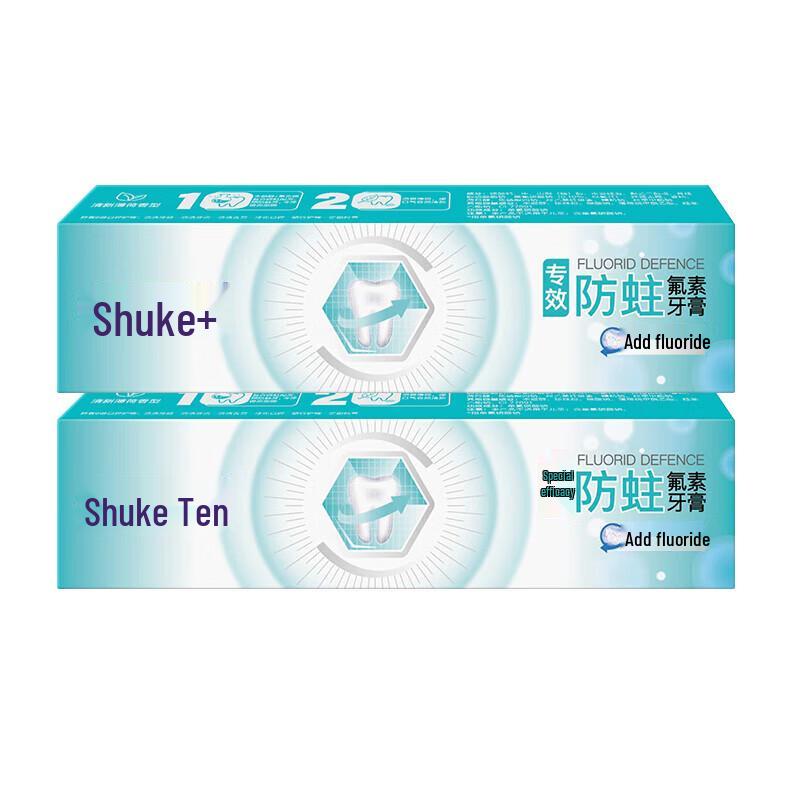 Suke Anti-Cavity & Gum-Strengthening Fluoride Toothpaste Twin Pack