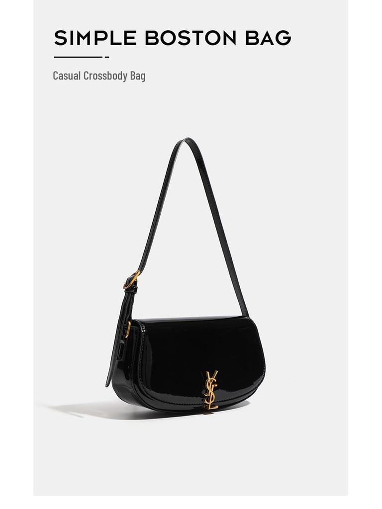 YSL Women's Single Shoulder Crossbody Saddle Bag - 2025 New Style, Versatile and Niche