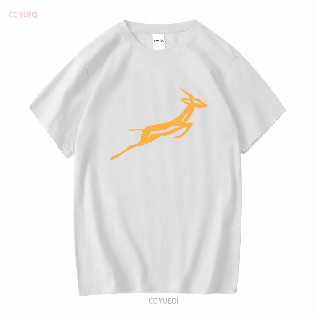 Koszulka Springbok Afryka Południowa Rugby Afrykańskie Urodziny Dzień Ojca Tata Top długi lub krótki rękaw vintage Prane ubrania projektanckie