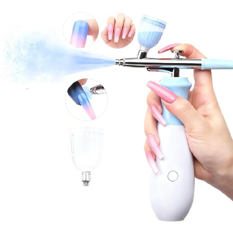 

Nail Airbrush Pen 0.3mm Fine Nozzle 25PSI Sprayer Power USB Charging Design Portable Cordless Device For Artistic Manicure 1