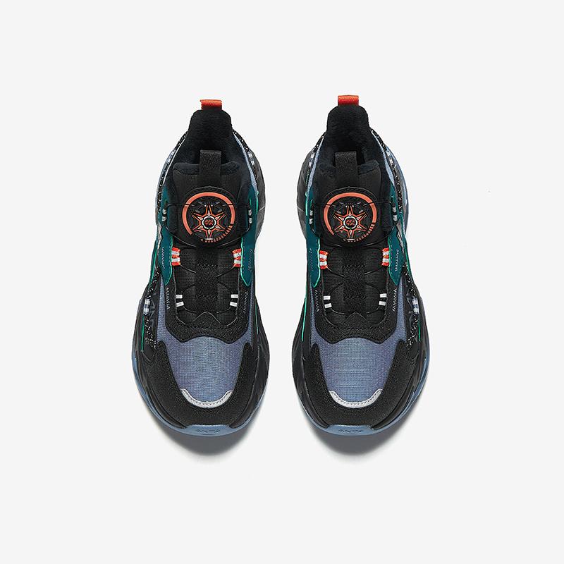 Anta Kinder Trendige Mode Fleecegefütterte Warme Strapazierfähige Rutschfeste Stiefel Kinderstiefel Grau Grün A12446916-4