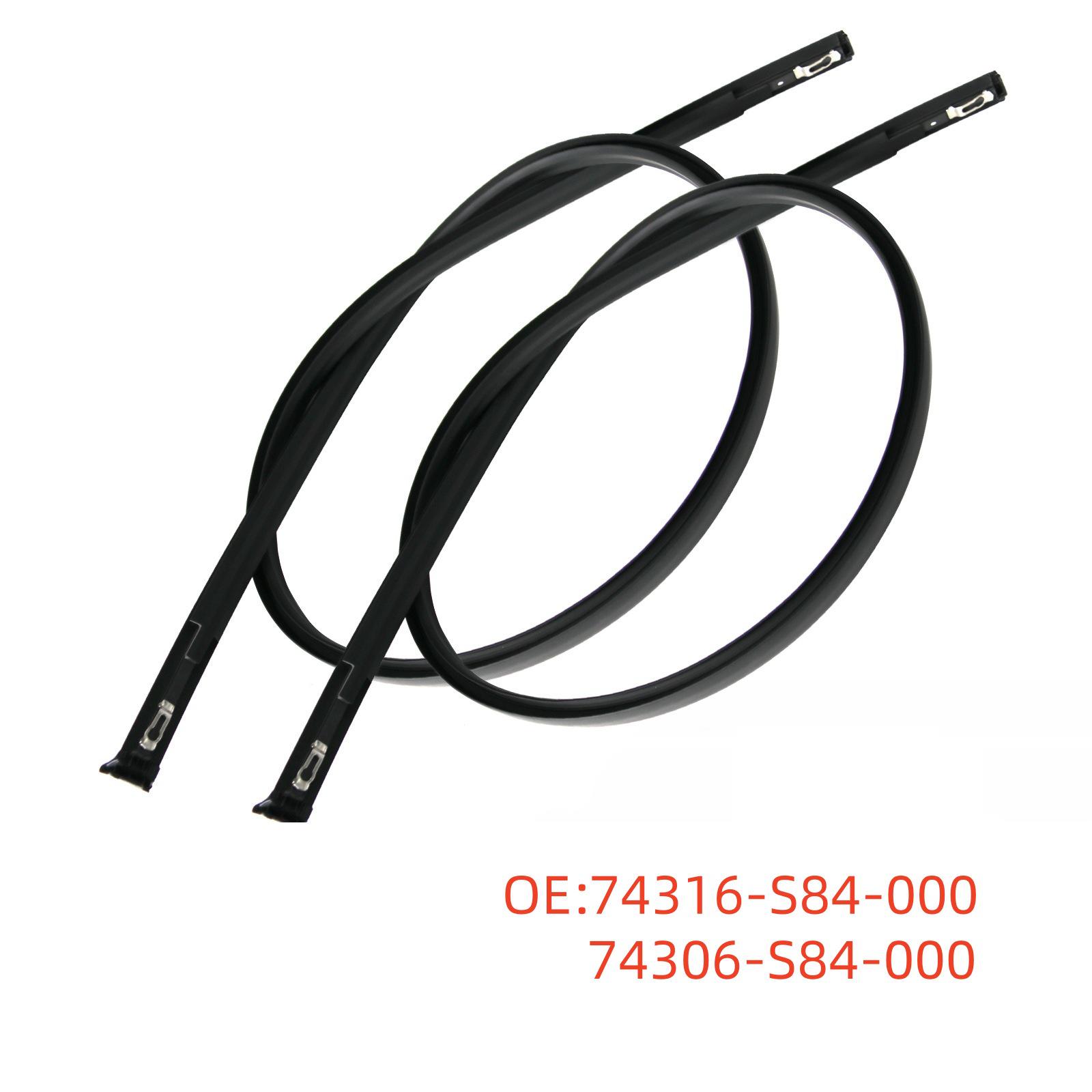 

Honda Accord Roof Water Gutter Rubber Strip (1998-2002 Models) 74316-S84-000 - 74306-S84-000