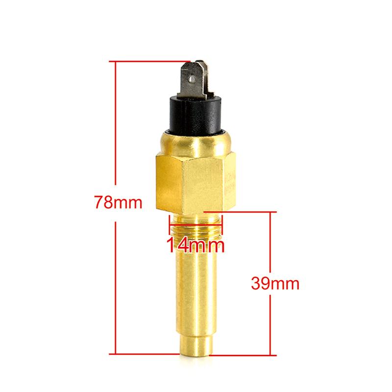 Universal Water Temperature Sensor 3/8NPT 1/2NPT Vdo Meter Vdo Water Temperature Sensor 14MM 17MM 21MM for Car Auto Boat