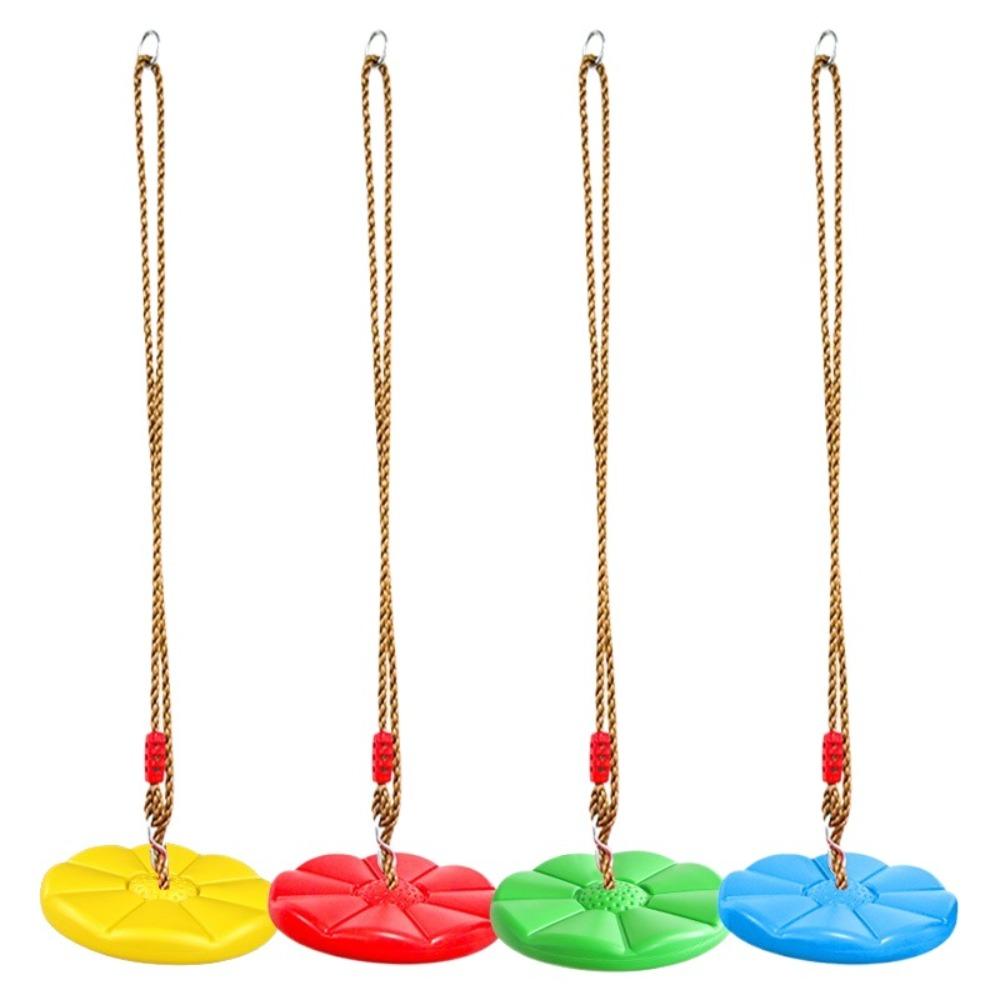 Height Adjustable Ropes Children's Disc Swing Indoor Outdoor Toys Toy Swings Kids Garden Swing