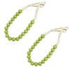 2Pcs Wood Bead Curtain Tiebacks, Curtain Holdbacks for Thin or Thick Window Draperies, Boho Farmhouse Curtain Tiebacks, Curtain Tie Backs for Home