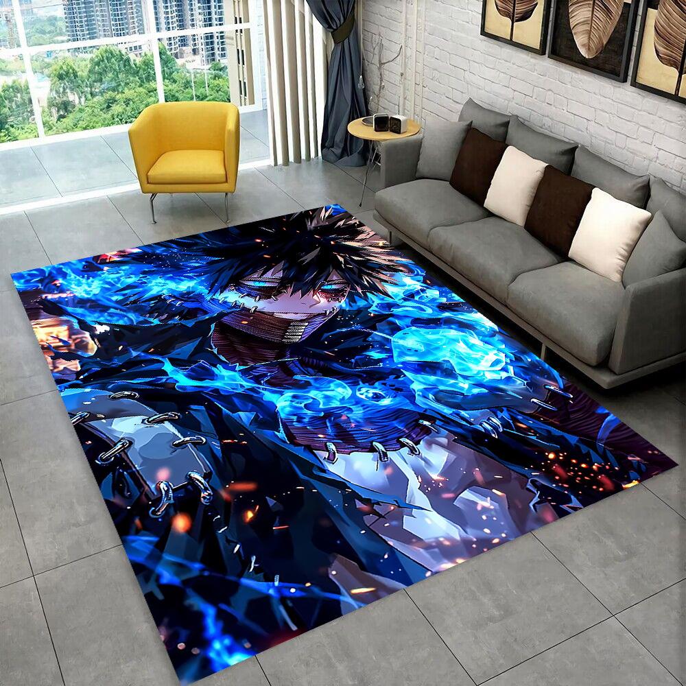 3D Cartoon My Hero Academia Deku Bakugou  Anime Carpet Rug for Living Room Bedroom Home Sofa Decoration,kids Non-slip Floor Mat