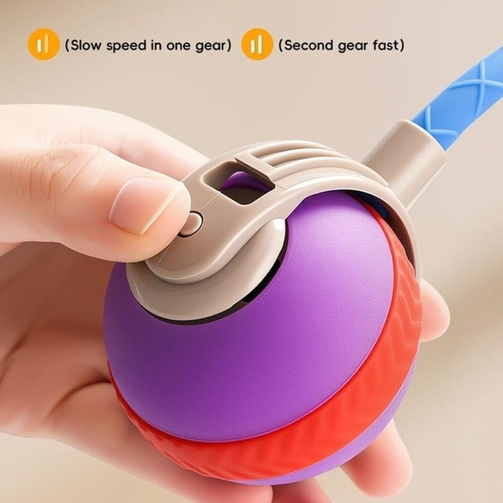 Adjustable Pet Automatic Rolling Ball Small Tail Interactive Cat Toys  Energy-Consuming