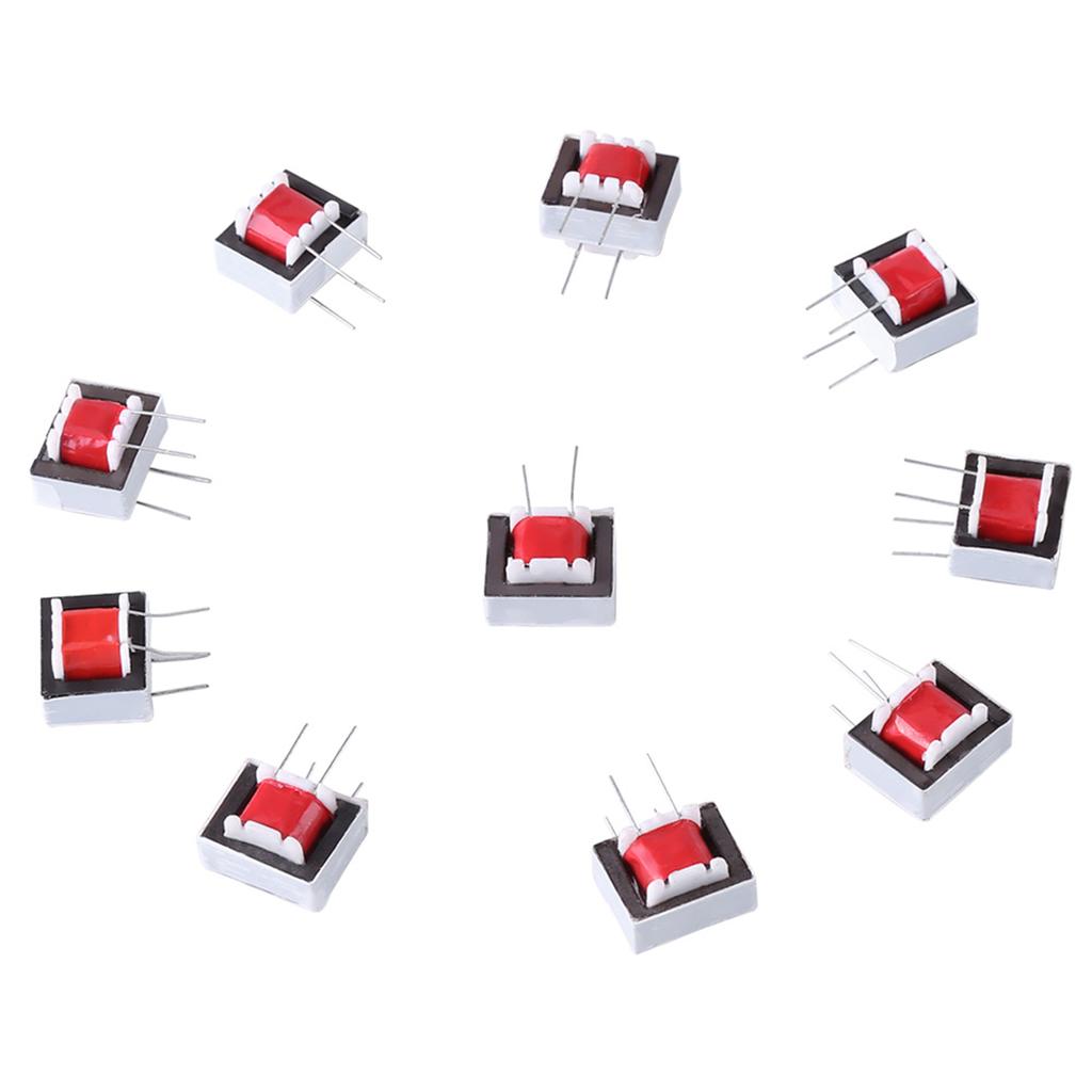 10pcs/pack 600 : 600 Ohm 1:1 EI14 Isolation Transformer Audio