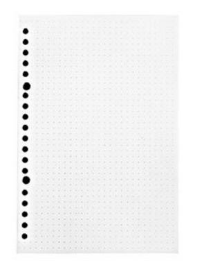 B5 A5 Transparentes PVC Weich Loseblatt-Optik 20 Löcher Farbiger Plastikclip Metallclip Handbuch Abnehmbare Abdeckung Schreibwaren