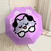 Kawaii Cat Headphones Music Note Pink Background Umbrella: Automatic Opening & Closing, Outdoor Protection, Travel Accessory