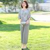 Mom's New Chinese Style Two-Piece Set: Spring/Autumn Blouse & Summer Set for Middle-Aged and Elderly Women, 2026